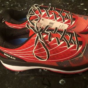 Hoka One One Stinson EVO R NWT Men's US 9 Red Blk